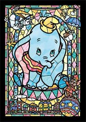Dumbo stained glass