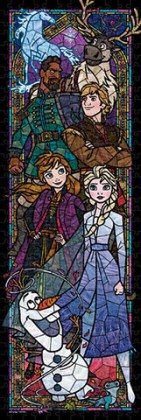 Frozen in stained glass