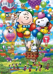 Snoopy's balloon flight