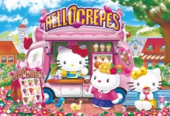 Hello Kitty crepe shop