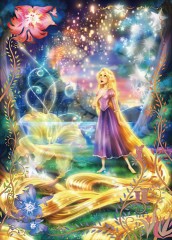 1000 pieces Reflections of the Future Rapunzel Glow in the Dark Disney Tenyo Jigsaw Puzzle