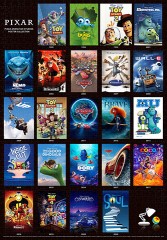 Pixar animation posters