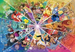 Disney and Pixar color circle
