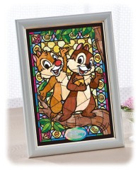 Chip 'n Dale stained glass