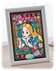 Alice stained glass