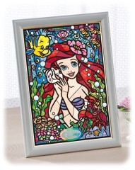 Ariel in stained glass