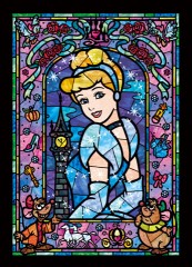 Cinderella stained glass