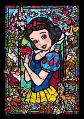 Snow White in stained glass