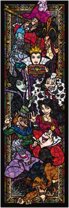 Villains in stained glass