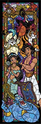 Aladdin stained glass