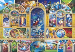 Tenyo Disney All Characters Stained Glass Jigsaw Puzzle 2000pieces for sale online 