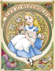 Tenyo 108 piece jigsaw puzzle Alice in Wonderland Alice's Worl JAPAN J aus Japan 