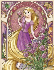 Rapunzel, <i>art nouveau</i> style