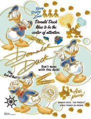 Colorful gold: Donald Duck