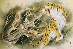 Dragon vs. tiger