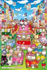 Sanrio characters on parade