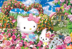 Hello Kitty rosegarden