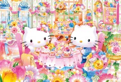 Hello Kitty flower house