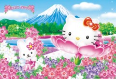 Hello Kitty flower Fuji