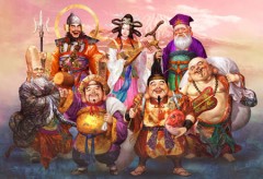 The jolly seven gods of fortune
