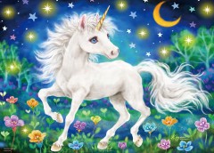 Unicorn by the light of the moon