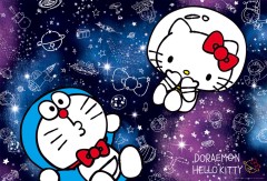 Doraemon and Hello Kitty, galactic encounter