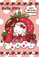Hello Kitty strawberry house