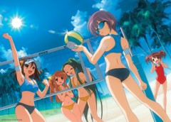 Beach volleyball (Haruhi Suzumiya)