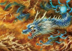 Blue dragon of the east