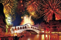 Venice - Ponte Rialto fireworks