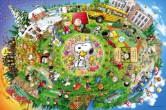 Epoch Peanuts 1000 Piece Jigsaw Puzzle Beach Resort for sale online 