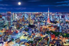 Twinkling Tokyo night