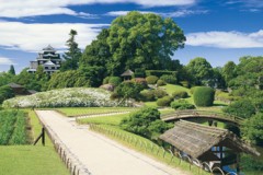Okayama castle gardens