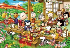New BEVERLY PEANUTS Snoopy Lunar Landing 165 Piece Puzzle F/S from Japan 
