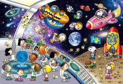 Snoopy's space travel