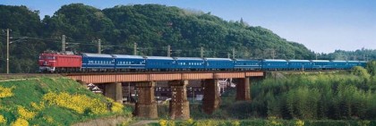 Nostalgic blue train