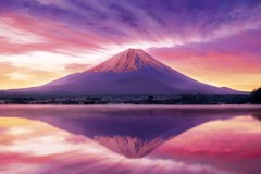 Fuji reflected