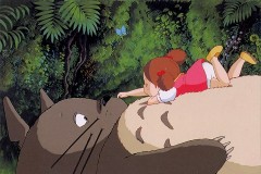 On Totoro's tummy