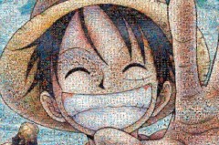 One Piece mosaic