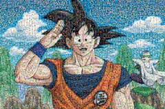 Dragon Ball Z mosaic