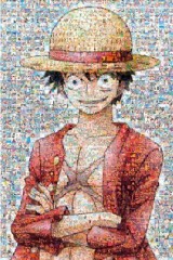海戰" Jigsaw Puzzles 1000 Pieces "Onepiece Luffy 