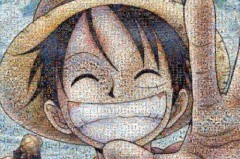 One Piece mosaic