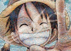 Jigsaw Puzzle One Piece: One Piece Mosaic Art (Landing) 1000pcs  (No.1000-586: 750mm x 500mm)