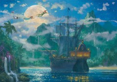 Moonrise over Pirates' Cove (Peter Pan)