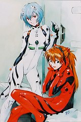 Plug suits (Rei & Asuka)