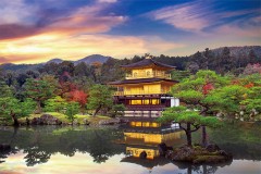 Epoch Jigsaw Puzzle 54-001 Temple of the Golden Pavilion Kyoto 2000 S-Pcs 