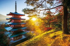 Sunrise on pagoda